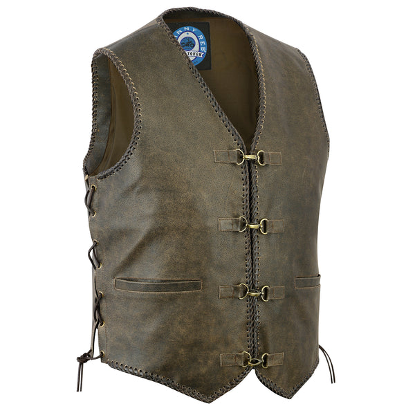 Leather hunting vest hot sale