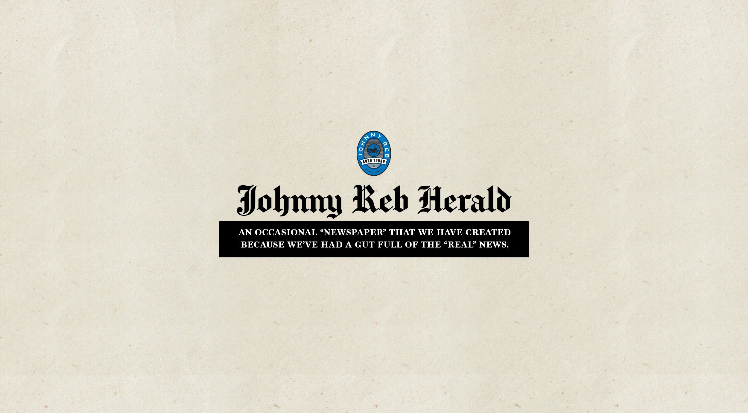 The First Edition of the 'Johnny Reb Herald' #001