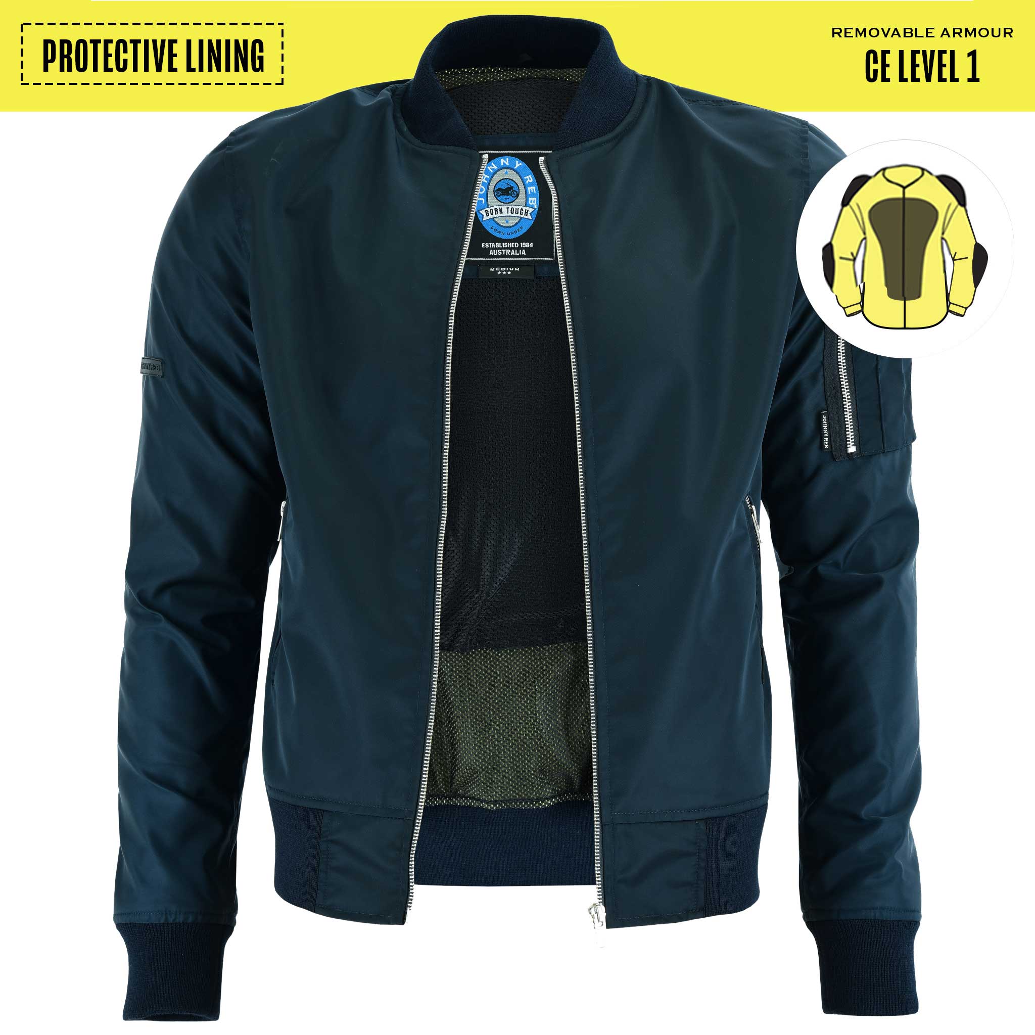 Men's Protective Bomber Jacket