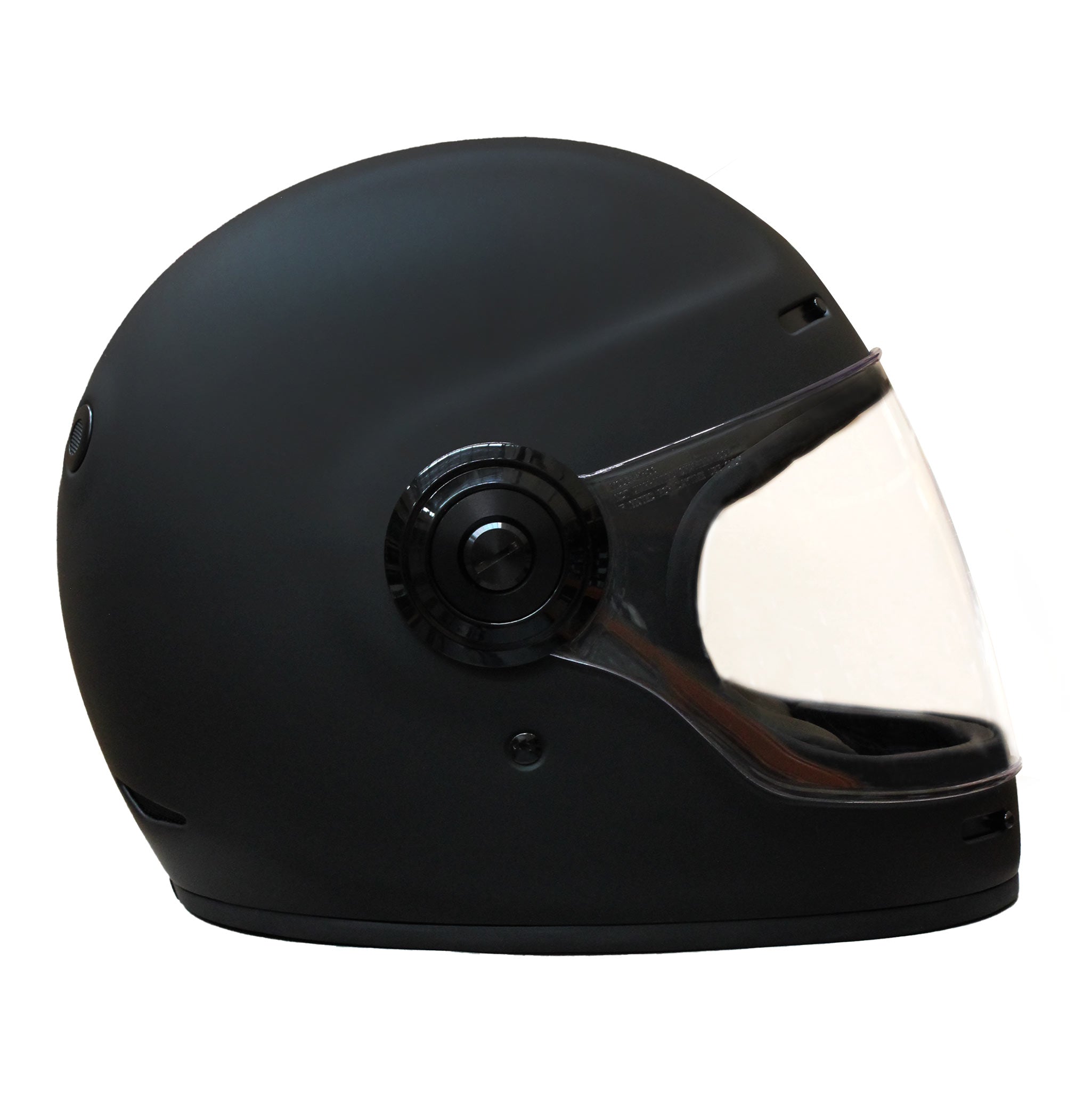 Lyell Full Face Helmet - Matte Black/Brown Lining